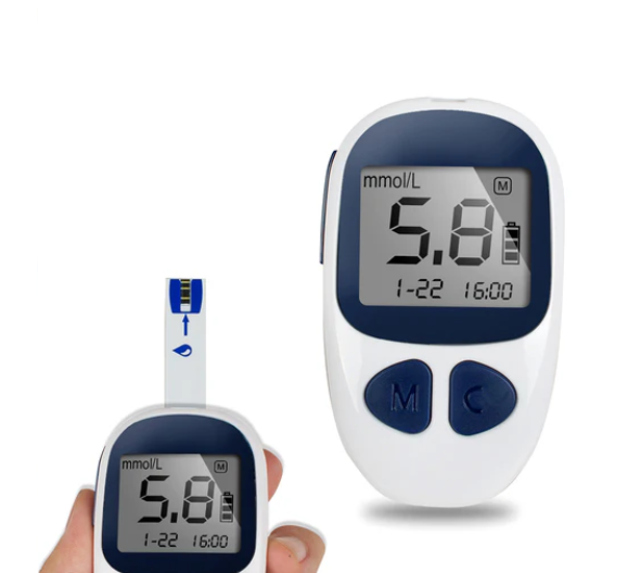 Tinsay Accurate Blood Glucose Monitor with 50 Test Strips - Digital Handheld Diabetes Test Meter for Quick & Easy Diabetes Management - Glucometer Kit for Precise Blood Sugar Meter Readings"