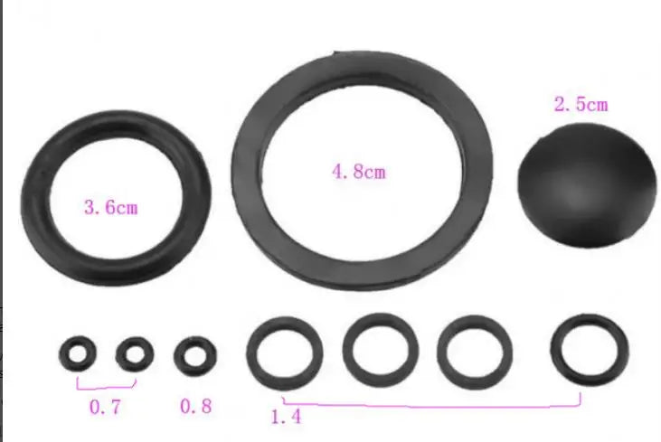 10pcs Rubber Sealing Rings for Sprayers - Essential Accessories for Optimal Performance