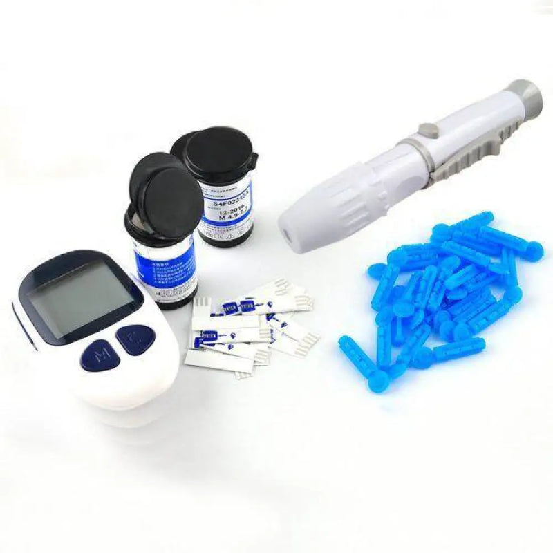 Accurate Blood Glucose Monitor With 50 Test Strips - Digital Handheld Diabetes Meter For Quick &